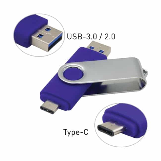 AF-095- OTG SWIVEL USB FLASH DRIVE TYPE-C-Online Shopping-h5Hu-2